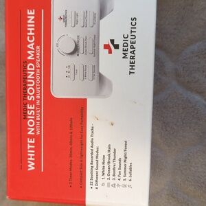 White Noise Sound Machine - Red and White